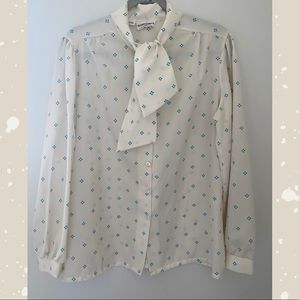 Vintage Alfred Dunner button down blouse